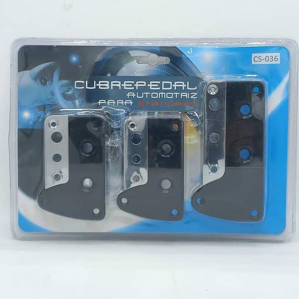 Premium Alloy Universal 3PCS, 2PCS Non-Slip Car Pedal Covers For Manual Transmission