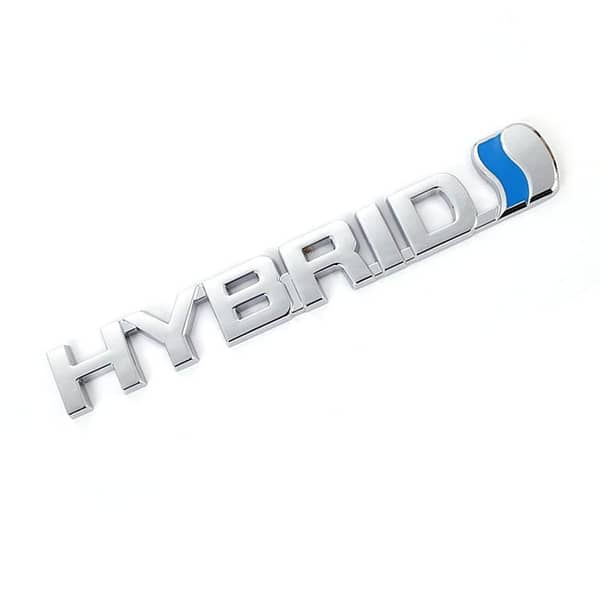 Toyota Hybrid Logo 3D Metal Badge Car Sticker Emblem