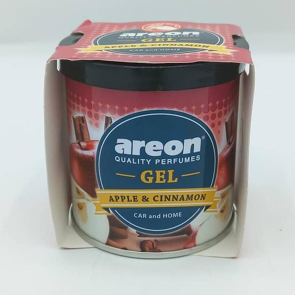 Areon Gel Car Perfume For Car And Home -APPLE & CINNAMON-