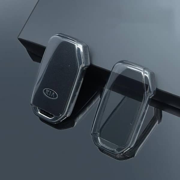 Kia Sportage Alpha smart key Transpaerant Smoke Key Cover -TPU Quality-