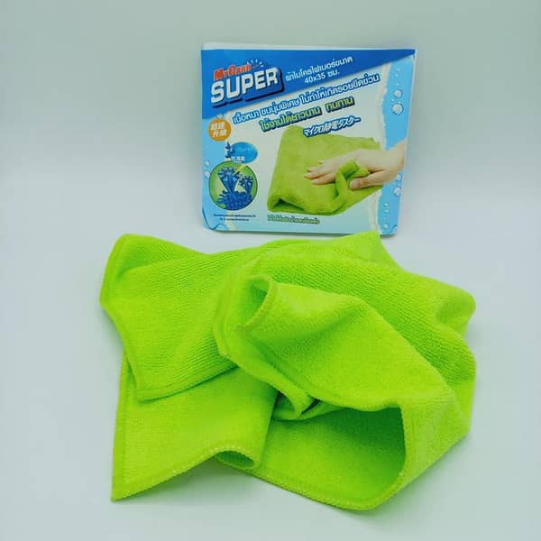 Microfiber Cloth 35*40 Super Soft For Car, Kitchen And Office Cleaning