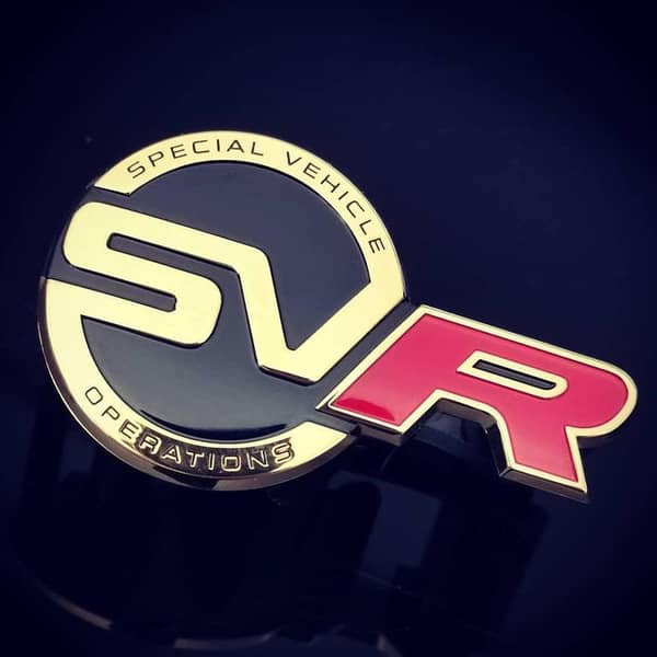 3D Metal Gold Logo SVR Emblem Front Grill