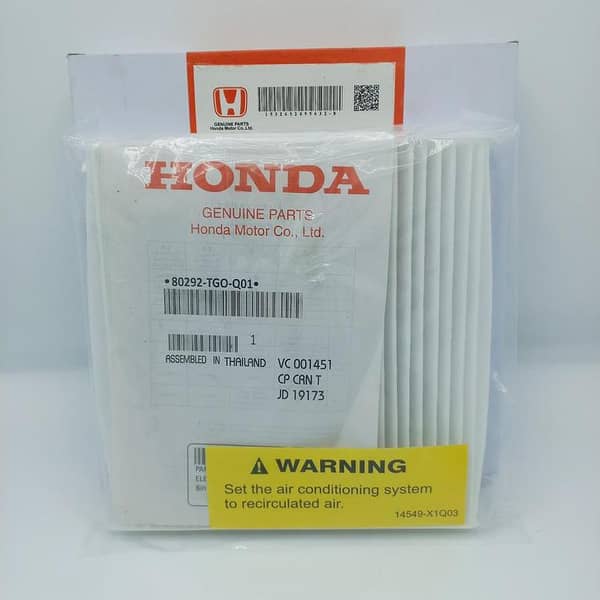 Imported Honda AC Filter For Honda City, Civic 2016-Onwards, Brv ,Vezel, Crz , Fit , Fit Shuttle, Freed , Grace , CRV , Insight , Jazz