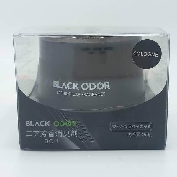 Black ODOR Fashion Car Fragrance Jel -Cologne-