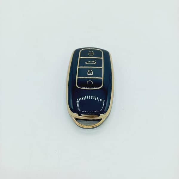 Tigo Chery 8 Pro TPU Remote Cover Black-Gold