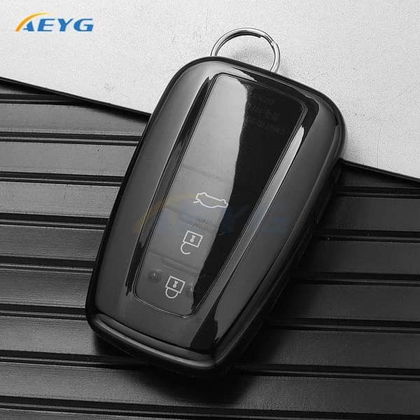 TPU Car Key Case Cover Shell Fob For Toyota CHR Camry Corolla RAV4 Highlander