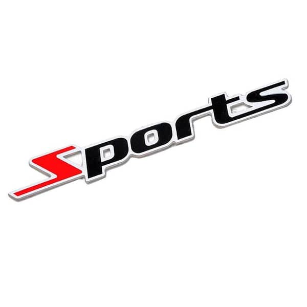 3D Metal Sports Car Badge Logo Emblem