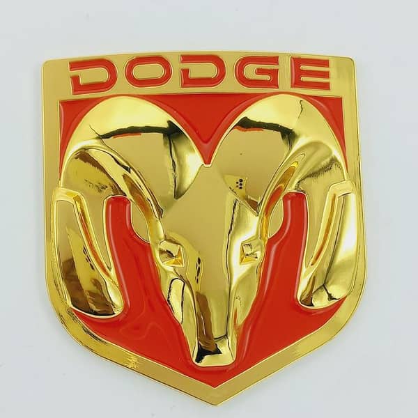 3D Gold DODGE Emblem -Front Grill -
