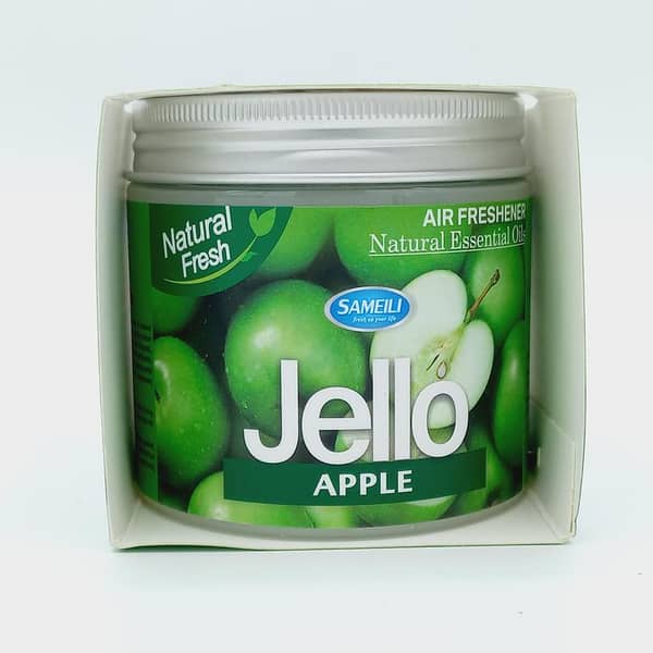 Jello Air Freshener - Apple Scent - Odor Eliminator -Scent Freshener - Room, Closets, Bathrooms, Car - 220g