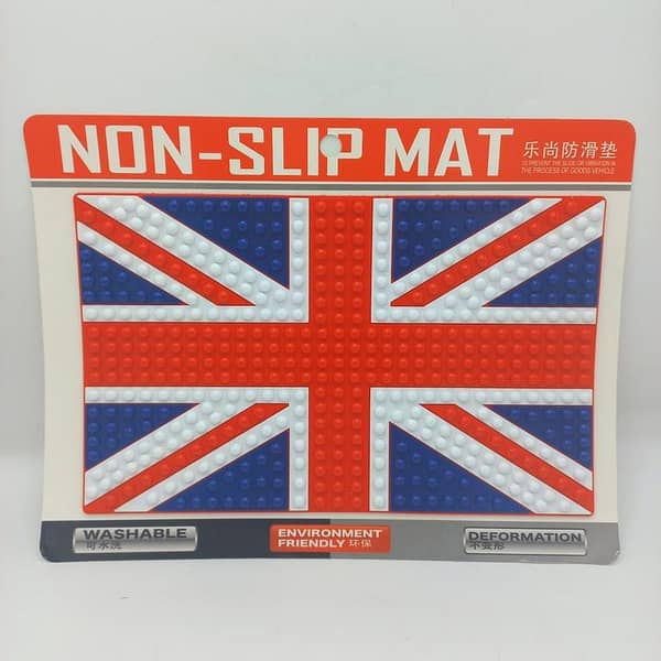 UK Flag Anti Slip Mat Silica Gel Magic Sticky Pad