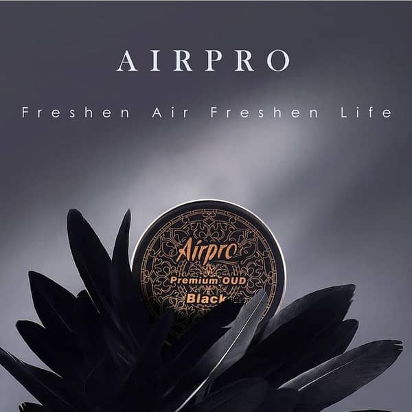 Airpro - Luxury Oud Car Air Freshener Perfume - Premium OUD Black -