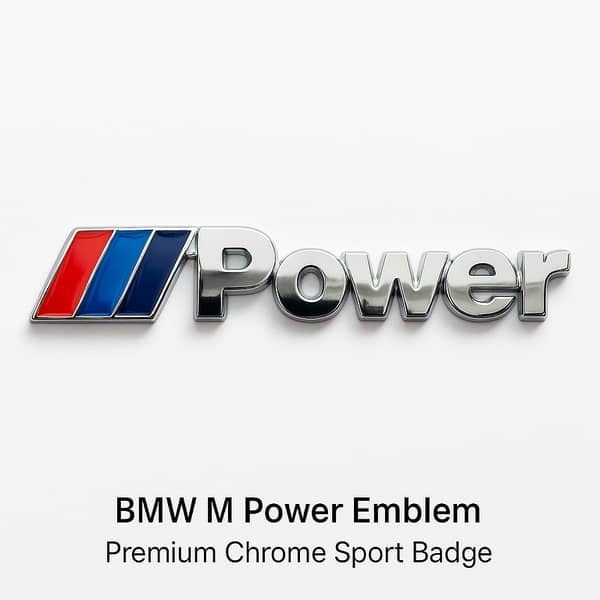 BMW Power Car Emblem -Plastic-