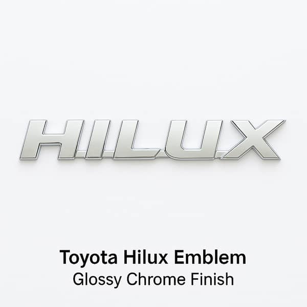 Toyota Hilux Plastic Car Emblem