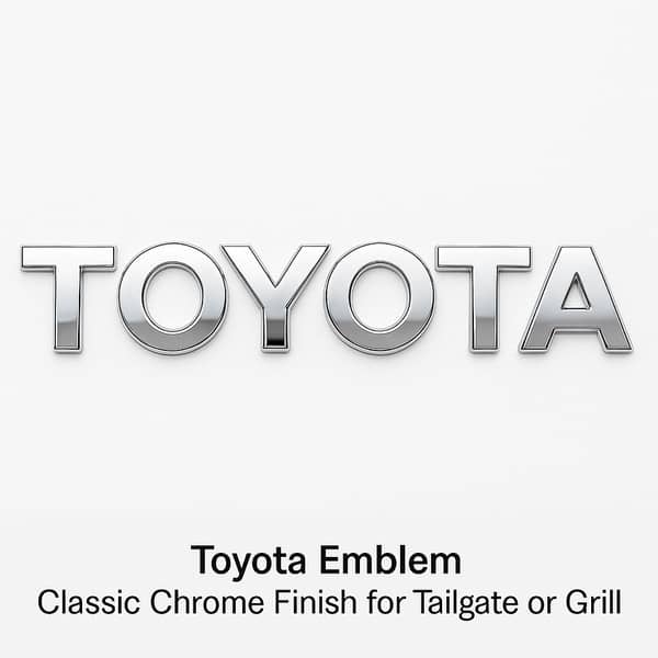 Toyota Plastic Trunk Emblem