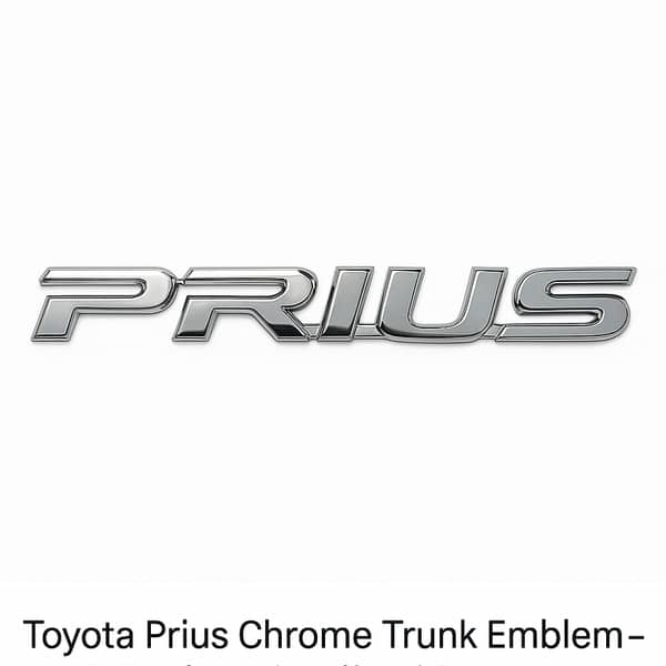 Toyota Prius Plastic Car Emblem