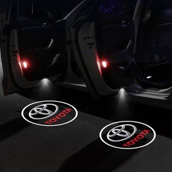 Toyota Welcome Logo Light Lamp Shadow Projector -2pc-