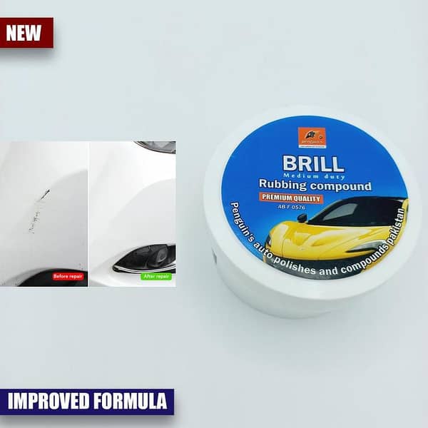 New Penguin's Brill Rubbing compound cutting cream scratch remover 100g