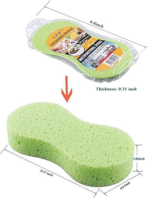 Multifunctioal Cleaning Sponge -Vacuum Compressed Packing-