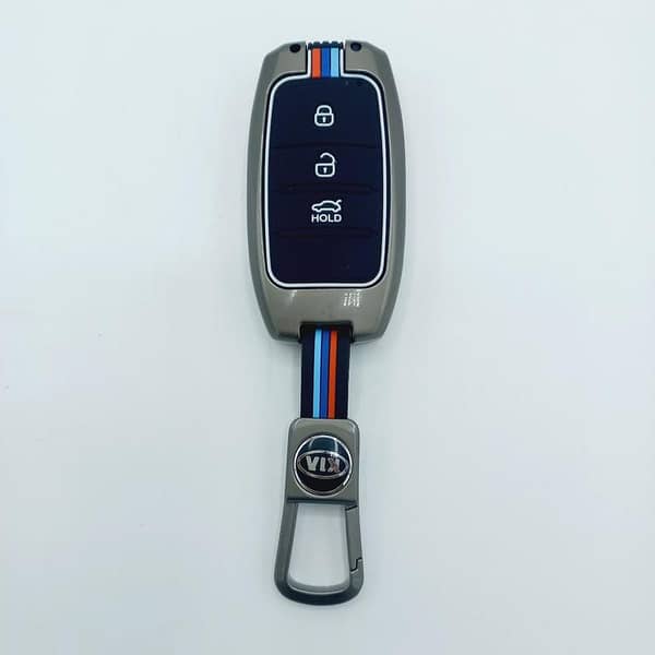 KIA Sportage 3-Button Key Cover with Metal Shell