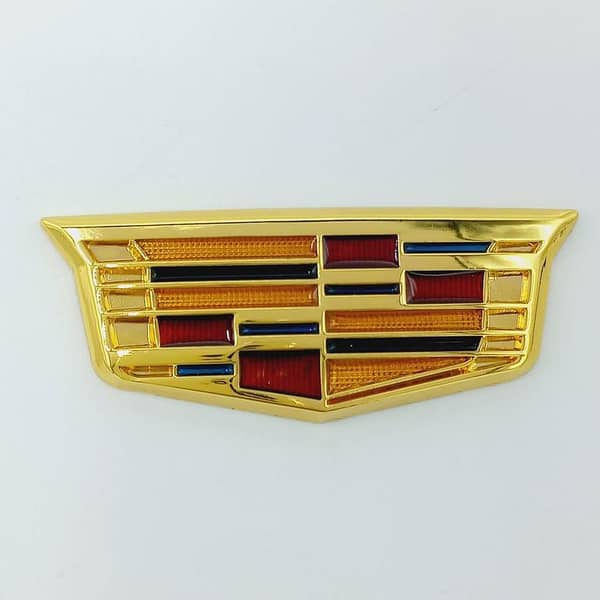 Cadillac Gold Metal Car Emblem