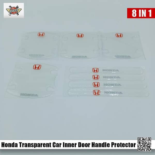 Honda Transparent Car Inner Door Handle Protector 8in1