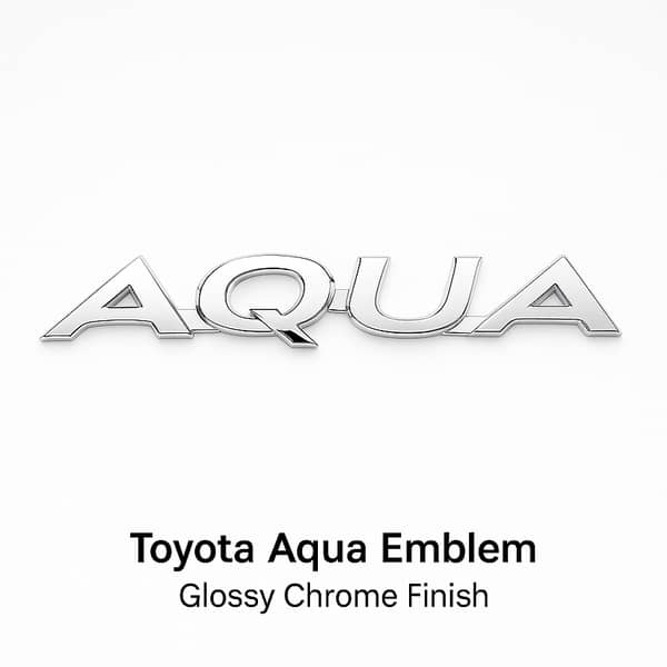Toyota Aqua Car Emblem -Plastic-