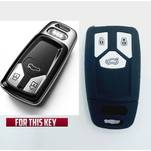 Silicon Key Cover For Audi A4, A5, Q7 and TT