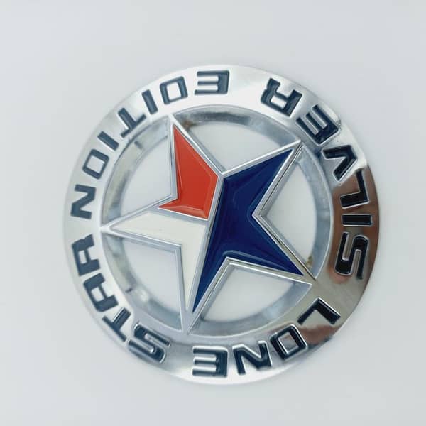 LONE STAR SILVER EDITION Texas Emblem Metal