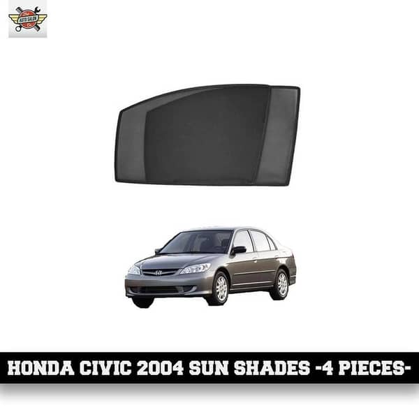 Honda Civic 2004 Sun Shades -4 Pieces- Without Logo