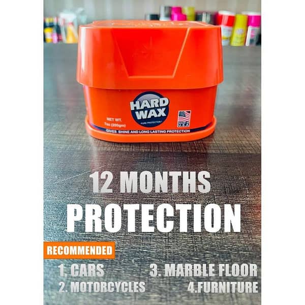 SHINEX Carnauba Wax in Orange for Automotive and Home Use