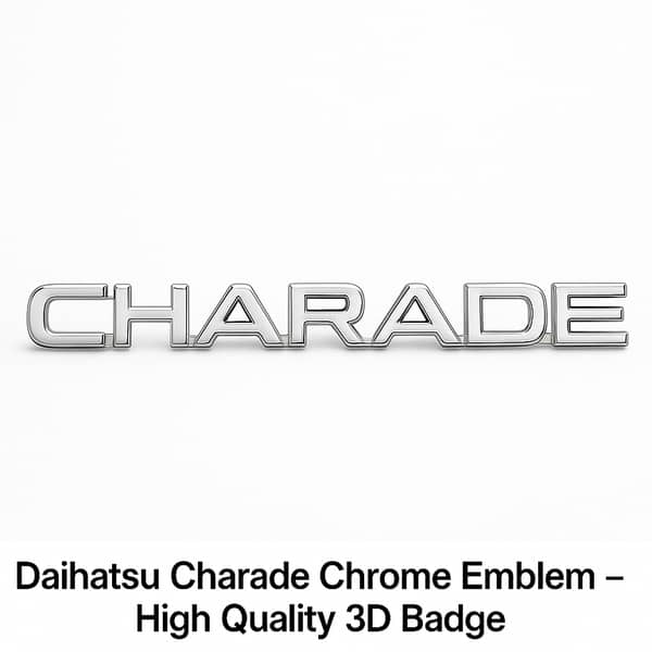 Daihatsu Charade Car Emblem -Plastic-