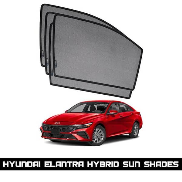 Imported New Hyundai Elantra Hybrid Sun Shades -Without Logo-