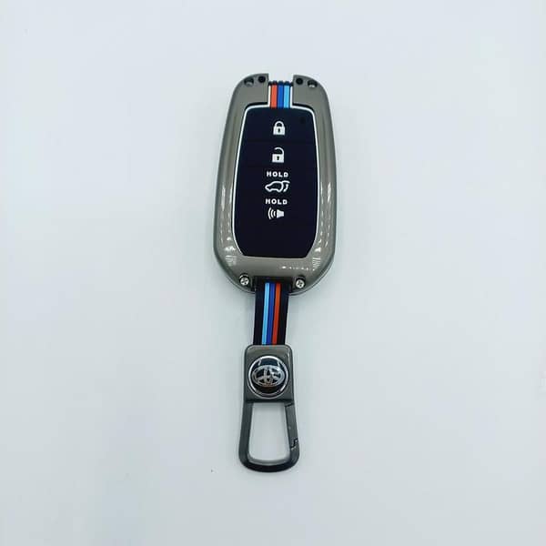 Toyota Fortuner Key Cover With Metal Shell 4 Button - Model 2016-2022