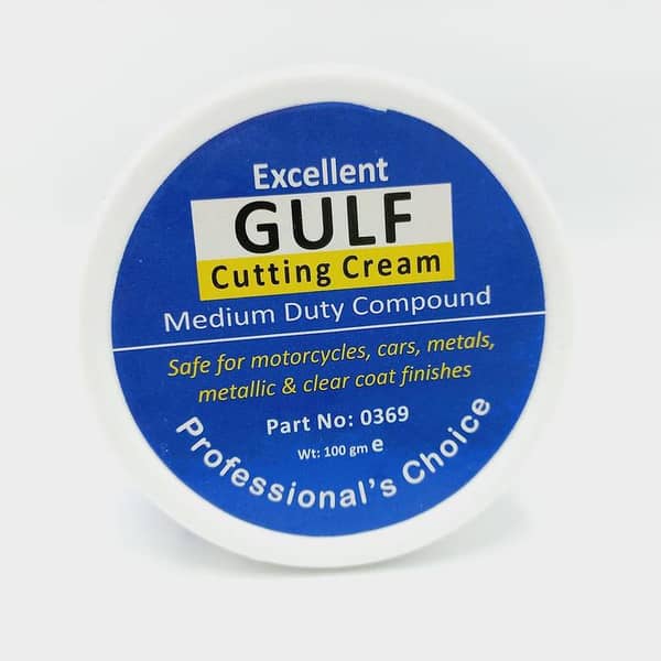 Gulf Cutting Cream Compound For Motorcycles, Cars, Metals, Metallic And Clear Coat finishes