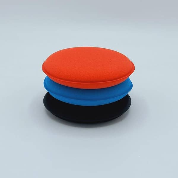 Pack Of 3 Applicator Pad For Glass Coating, Polishing And Detailing