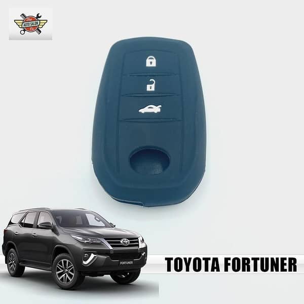 Toyota Fortuner 3-Button Silicon Key Cover