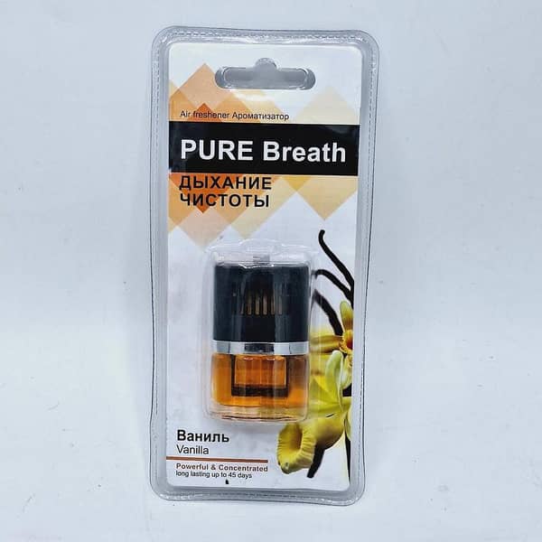 Pure Breath Car Vent Air Freshener - Vanilla -