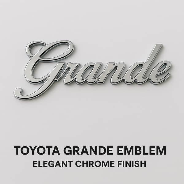 Toyota Grande Car Emblem -Plastic-
