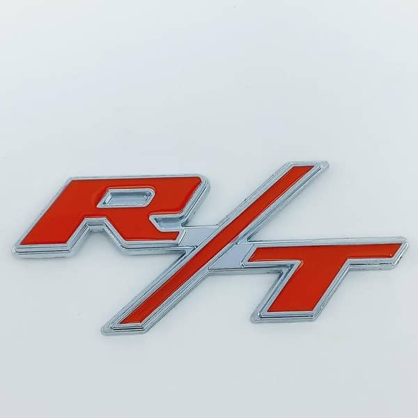 RT Logo Metal Emblem Front Grill -Silver-