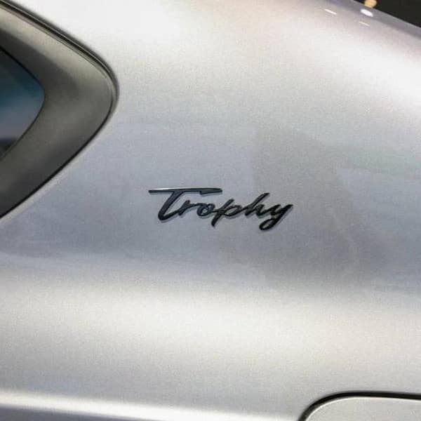 Trophy Metal Emblem Rear Door Side Fender Logo Decals