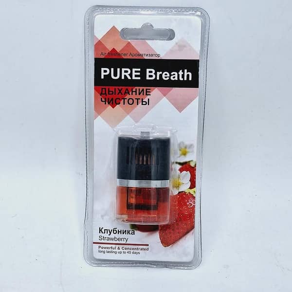 Pure Breath Car Vent Air Freshener - Strawberry -