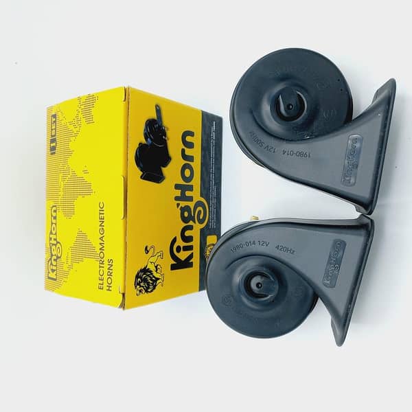 KingHorn Electromagnetic Horn Pair For Cars And Bikes