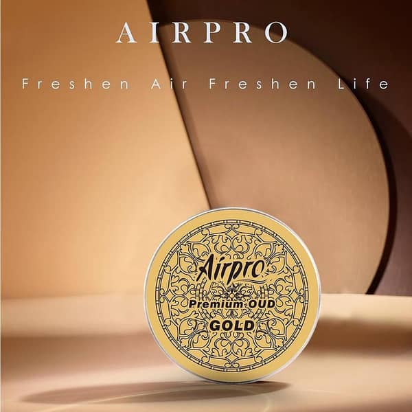 Airpro - Luxury Oud Car Air Freshener Perfume - Gold