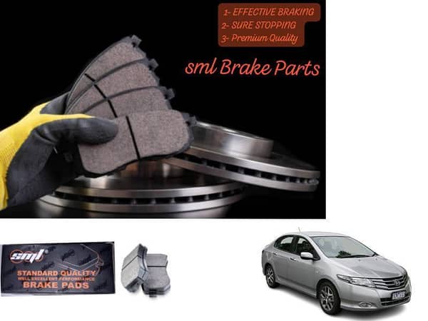 Honda City 2010 GM Front Disc Brake Pad - SML Parts for Advanced Braking