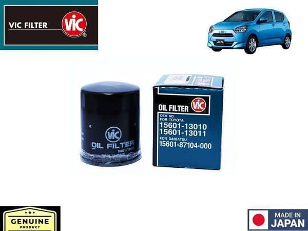 Daihatsu Mira 2017-2024 VIC Oil Filter - Made in Japan