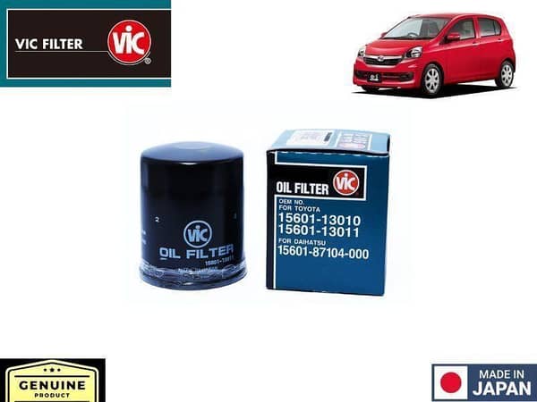 VIC Oil Filter for Toyota Mira Es (2011-2017) - Made in Japan