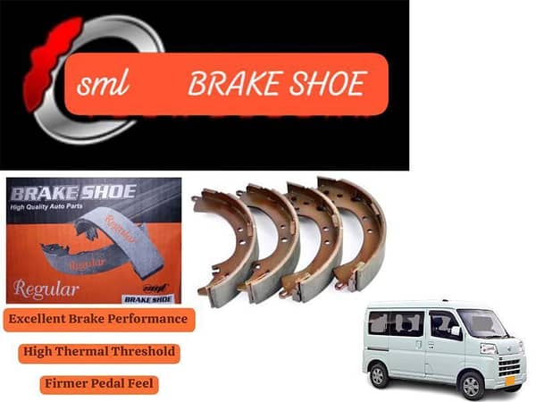 SML Brake Parts Rear Brake Shoe for Daihatsu Hijet 2004-2023 - Advanced Braking System