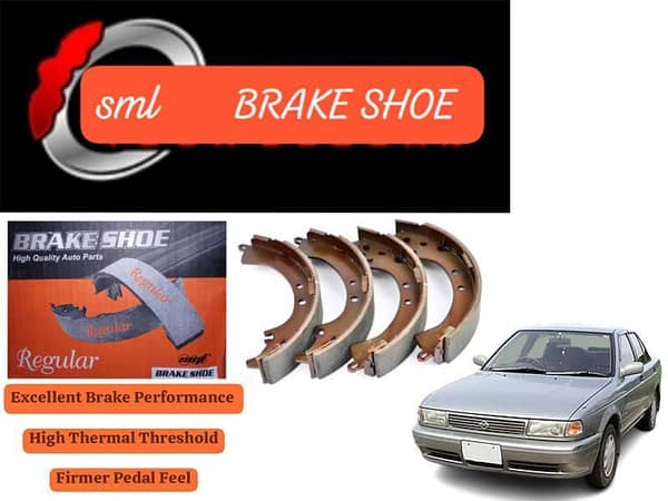 Nissan Sunny B14 Rear Brake Shoe - SML Brake Parts - Advanced Braking