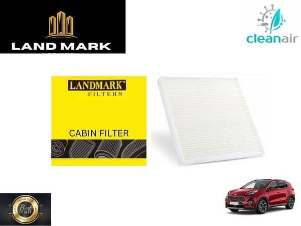 Kia Sportage 2019-2024 Land Mark Cabin Filter - Effective AC Flow Filteration