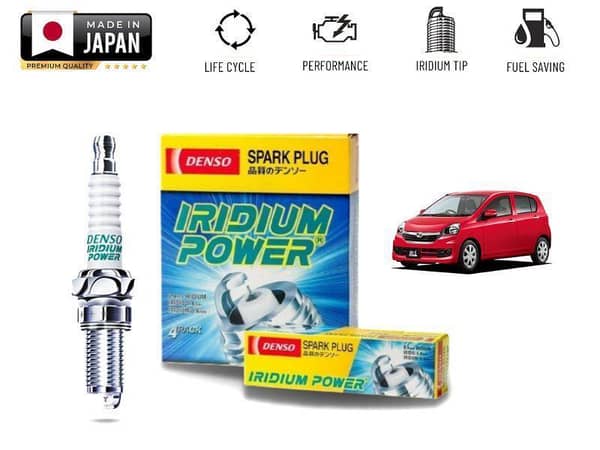 Daihatsu Mira Es 2010-2017 Denso Iridium Spark Plug - 3 Pieces Made in Japan